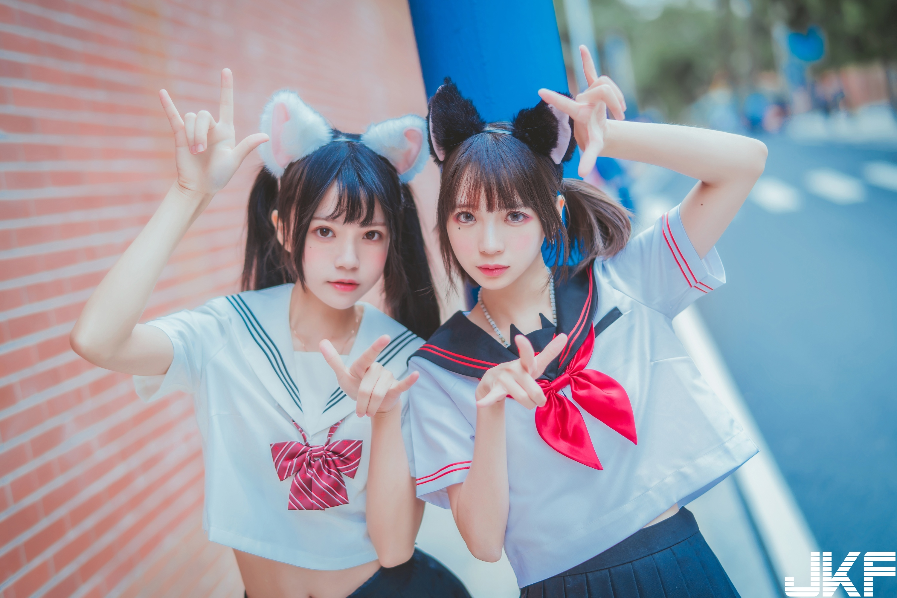 【网路收集系列】福利姬-桜桃喵&疯猫ss JK百合2大尺度VIP 福利帖【33P】