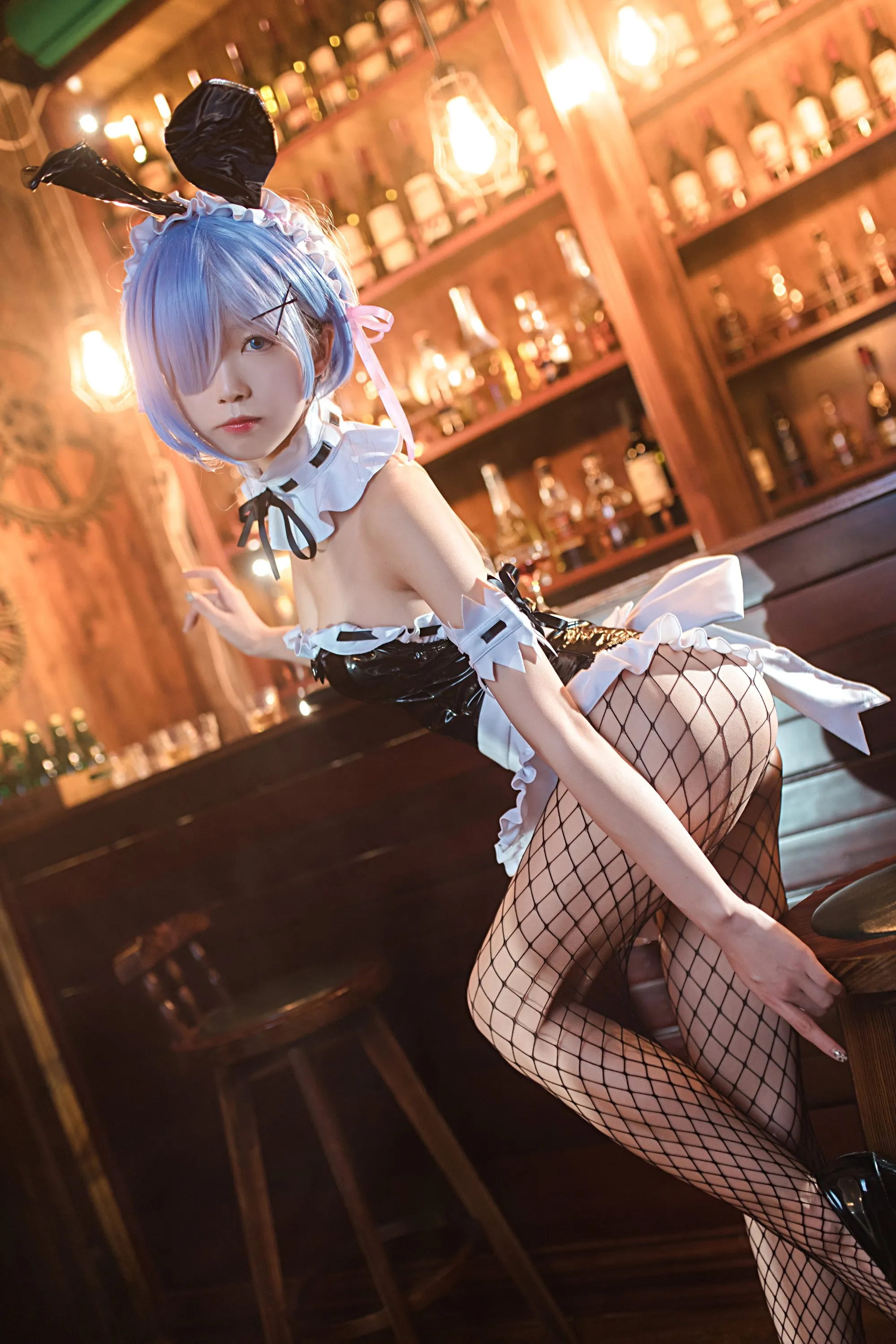 【网路收集系列】福利姬 水淼aqua《 蕾姆 bunny girl 》VIP福利帖【23P】