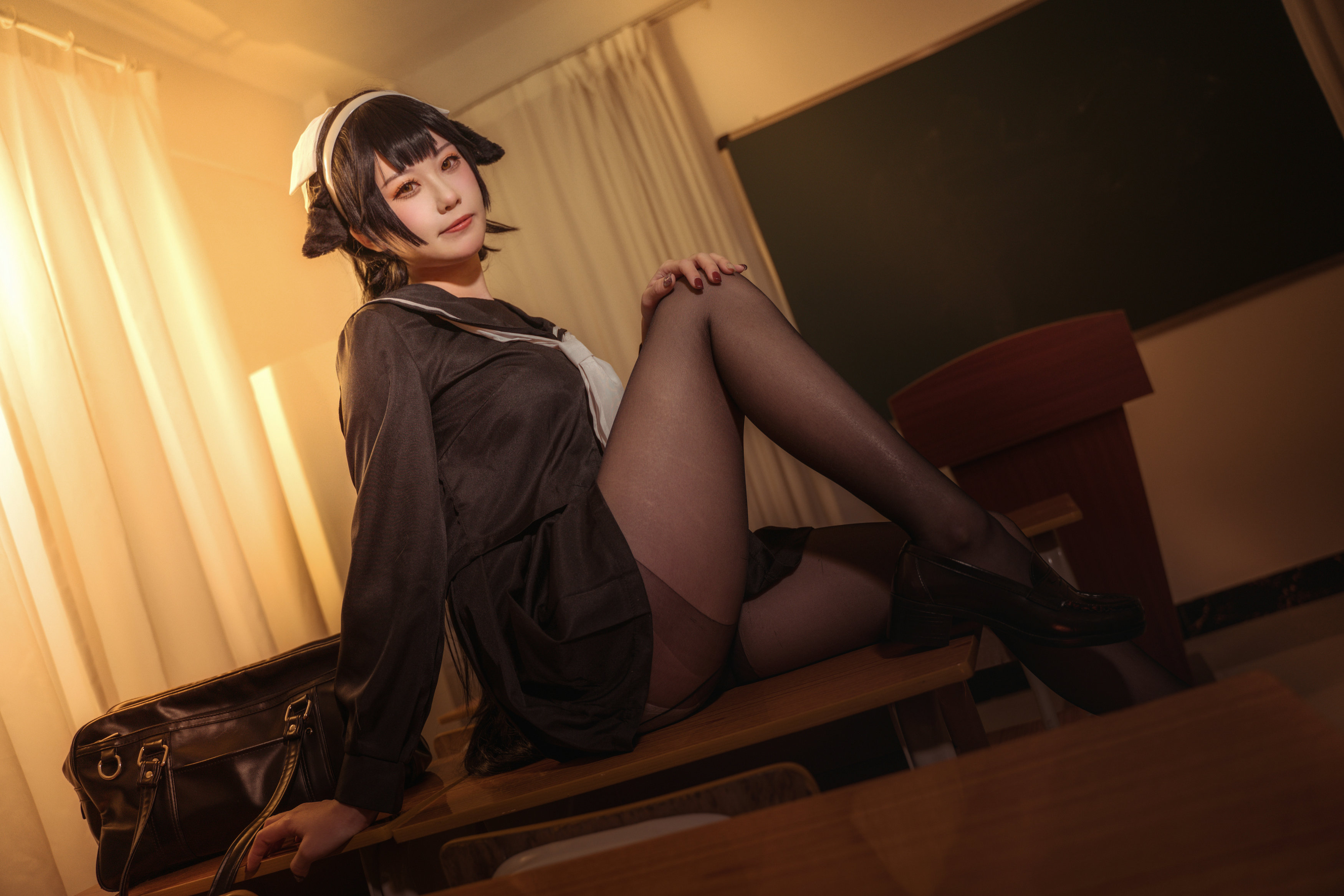【网路收集系列】福利姬 贞子蜜桃《 爱宕高雄制服 》VIP福利帖【36P】