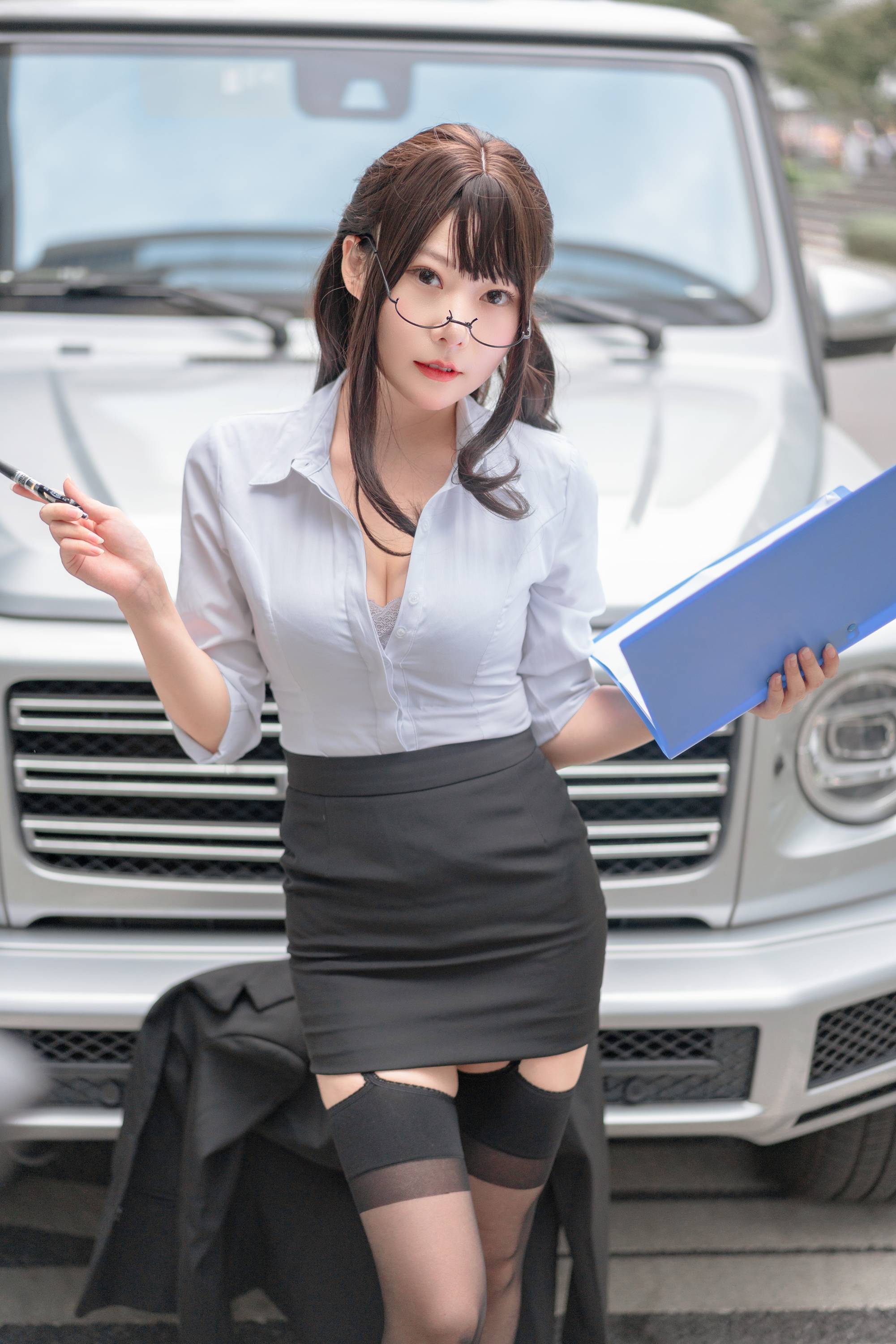 【网路收集系列】福利姬 香草喵露露《 黑丝诱惑 》VIP福利帖【51P】